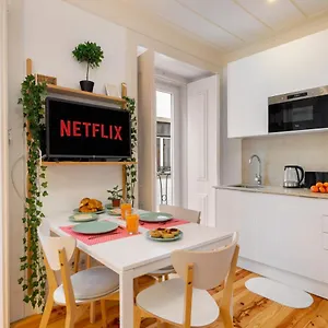Whome Intendente Modern 1-bed W/ Lift & Ac In Notch Location , Lisbon Portugal